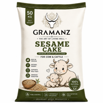 GRAMANZ SESAME CAKE FOR CATTLE